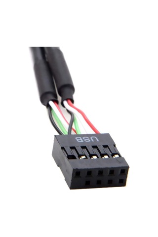 9pin Usb Başlığı Erkek 1 İla 4 Kadın Uzatma Kablo Kartı Anakart 9pin Usb Hub Usb 2.0