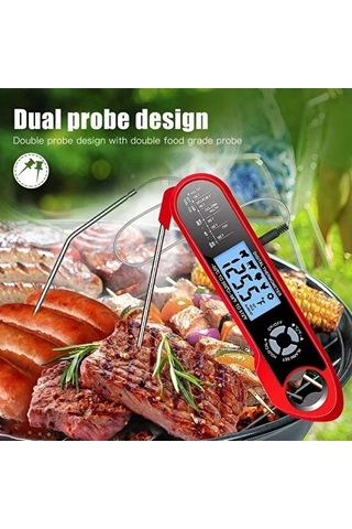 Dijital Et Termometresi - Kırmızı