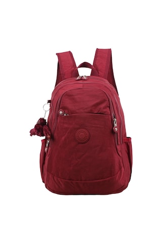 Markahit Kenyon Cox 8812 Bordo Unisex Klinkır Aksesuarlı Kumaş Sırt Çantas