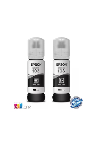 Epson 103 2'Li Siyah Mürekkep L3111/L3150/L3151/L3160