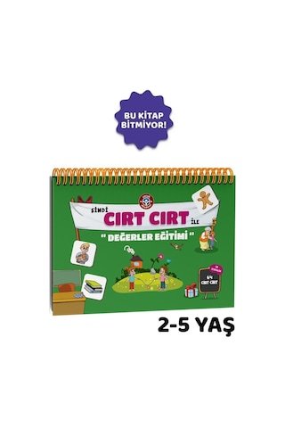 Şimdi Cırt Cırt Vakti Değerler Eğitimi Etkinlik Kitabı