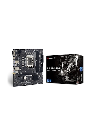 Biostar B660MX/E Intel B660 4000 MHz (OC) DDR4 Soket 1700 mATX Anakart