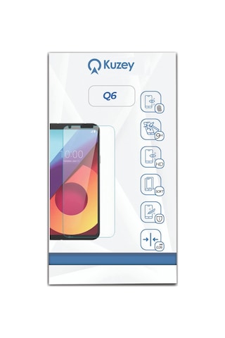 LG Q6 ile Uyumlu Kırılmaz Temperli Cam Ekran Koruyucu