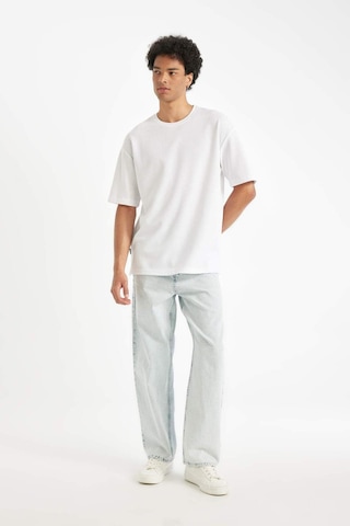 DeFacto Comfort Regular Fit Rahat Kesim Bisiklet Yaka Kısa Kollu Ağır Kumaş Basic Düz Tişört B4444AX24AUWT34