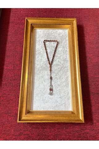 Tespih Çerçevesi -  Tespih Sergilemek İçin Hakiki Camlı Ürün