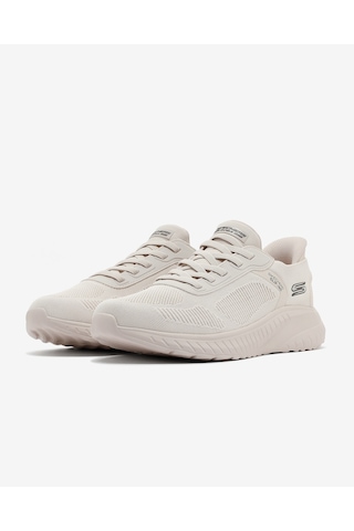 Skechers Bobs Squad Chaos Solıd Step Erkek Beyaz Spor Ayakkabı 118312 Ofwt Beyaz