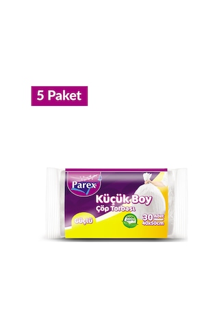 Güçlü Çöp Torbası Küçük Boy 30'lu 40 X 50 Cm 5 Paket