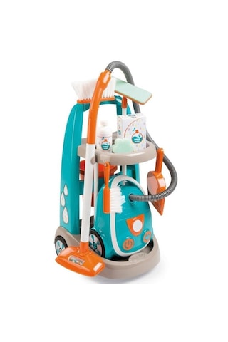 Smoby Temizlik Arabası + Elektrikli Süpürge