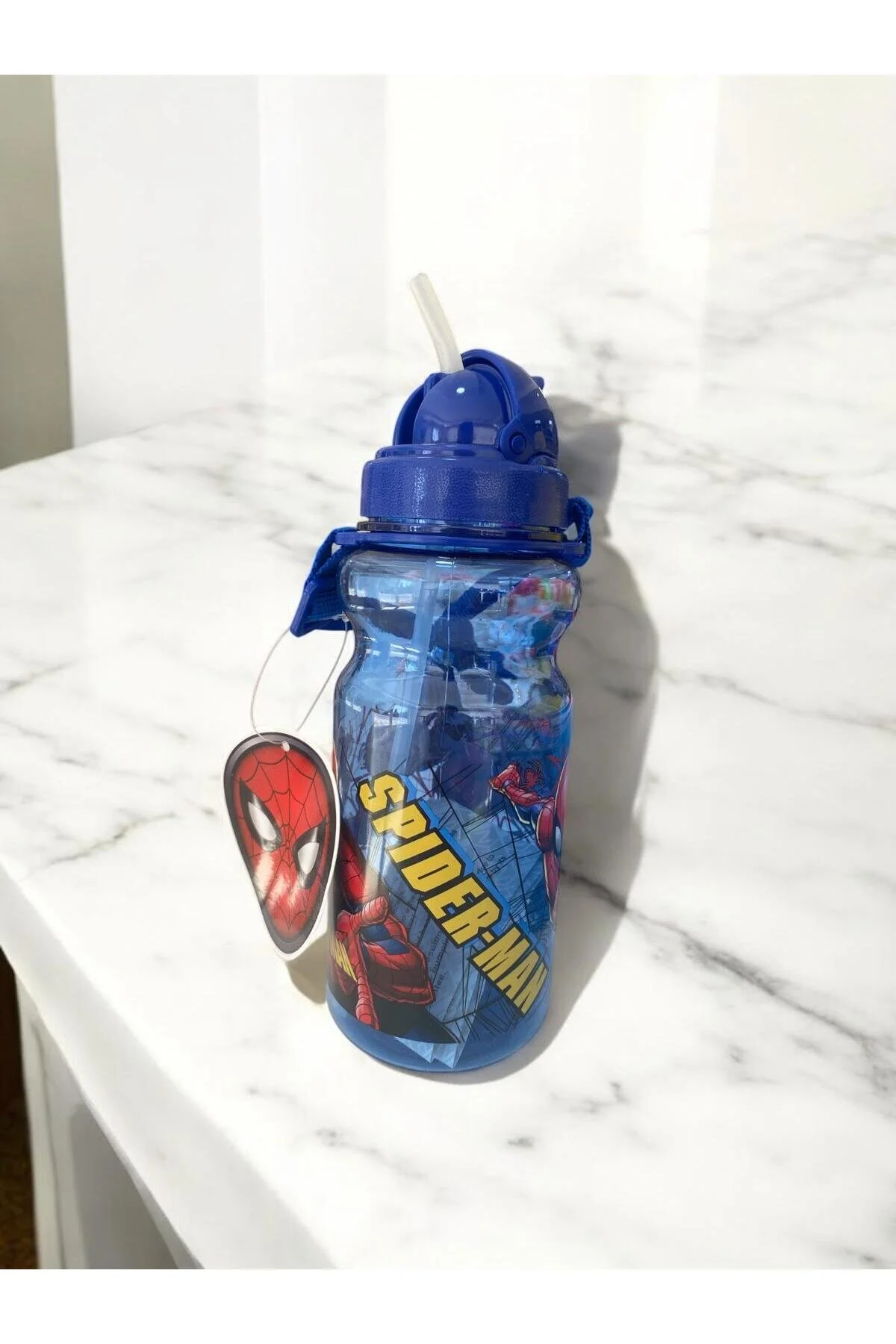 Spider Man Erkek Çocuk Matara-suluk Açık Mavi