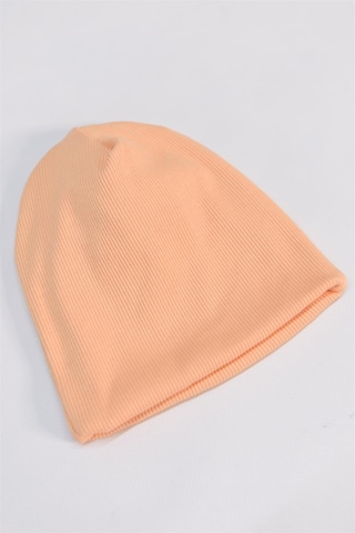 Luess Çocuk Unisex Fitilli Kışlık Bere Açık Somon