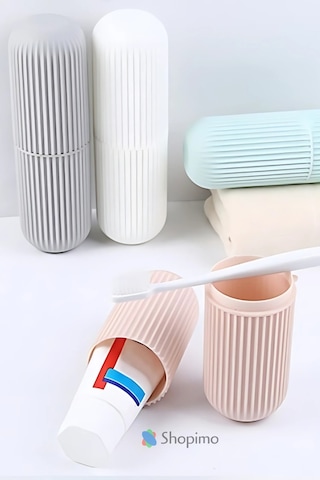 Diş Fırçası Ve Macunu Seyahat Kutusu - Pratik Ve Taşınabilir Kapaklı Kutu Plastik 8 X 26 Çok Renkli Diğer