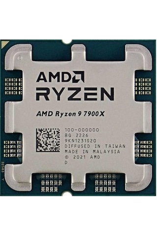 Amd Ryzen 9 7900x 78mb 12çekirdekli O/b Uhd Am5 170w Kutusuz+fansız