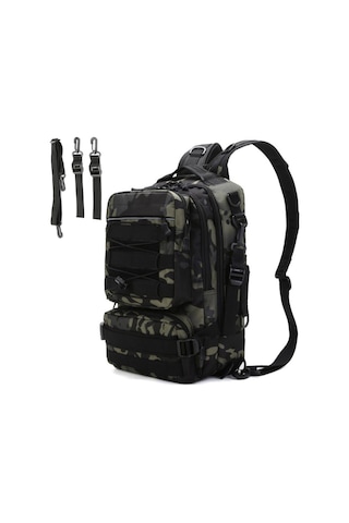 Hombey Açık Hava Çantası Balıkçılık Malzemeleri Sırt Çantası Saklama Çantası Açık Hava Omuz Çantası Suya Kamuflaj