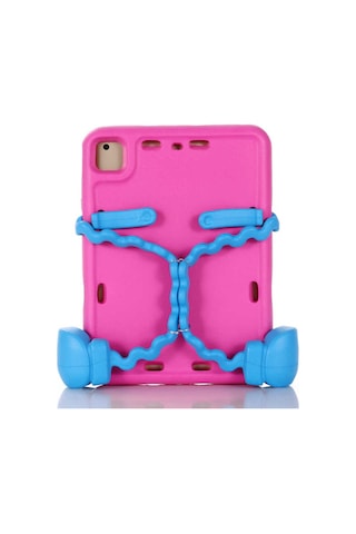 iPad Uyumlu  5 Air Zore Eva Boxer Tablet Silikon - Pembe Koyu Arka Kapak