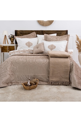 Schafer Home Anna Çeyiz Set 11 Parça-cappuccino Kahverengi