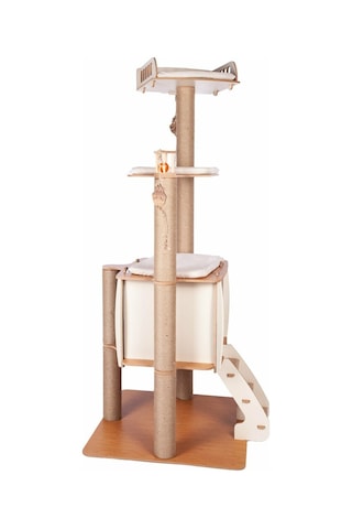 Pati Home Vip Dubleks Katlı Kedi Tırmalama Evi XL 69 x 76 x 155 CM