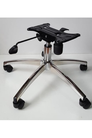 Kamusalmarket Makam Koltuğu Krom Yıldız Ayağı Çift Kollu Mekanizma 100 Lük Kro