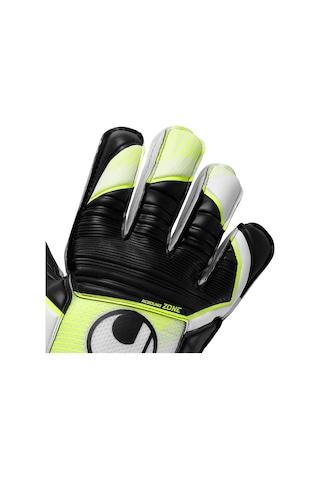 Beyaz - Fosforlu Sarı - Siyah Uhlsport Kaleci Eldiveni Soft Advanced 101135501 Beyaz
