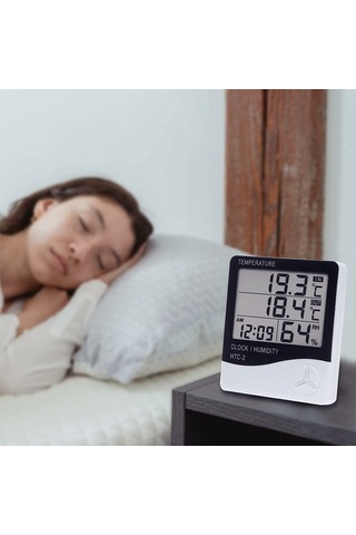 Tenfowee "profesyonel Dijital Termometre Higrometre: Hassas Sıcaklık Ve Nem Ölçer, Büyük Lcd Ekran, Duvar & Masa Montajı"