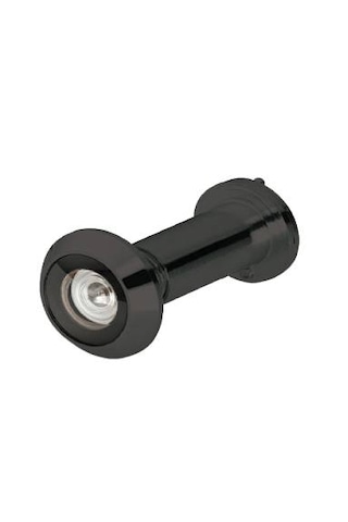 Kapaklı Çelik Kapı Dürbünü Mat Siyah 60-90 Mm