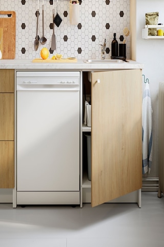 Ikea Meşe Pratik Mutfak Dolabı 220x61x220 Cm Meşe Görünümlü