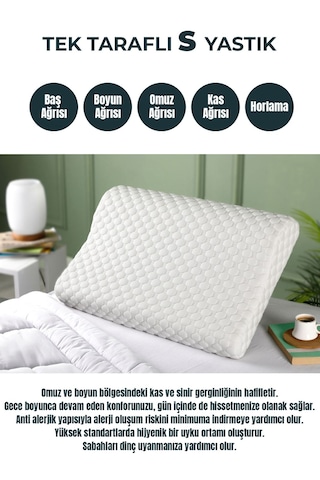 Tago Home Büyük Boy Ortopedik Visco Yastık