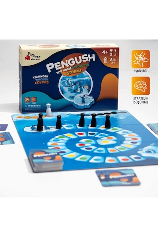 Playever Pengush, Stratejik Düşünmeyi Geliştiren Takım Oyunu 4-7 Yaş