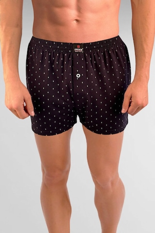 Erdem Lacivert Baskılı Desenli Penye Boxer 1400ykcp Lacivert