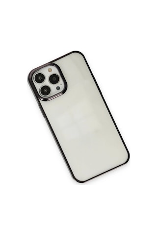 Apple iPhone Uyumlu, 13 Pro Max Kılıf Element Silikon - Siyah