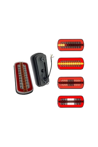 Shuıvan Karavan Stop Lambası Neon Led Dinamik Sinyal Uzun Tip 12v/24v-1579