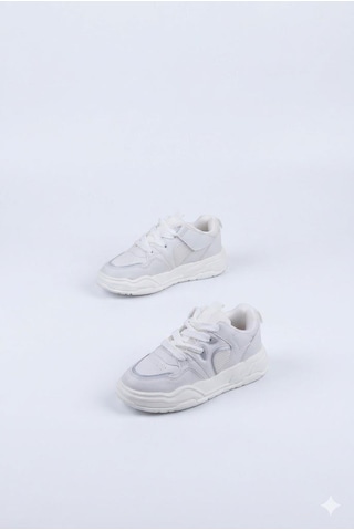 Fort Jacop Cool Anatomik Rahat Hafif Sneaker Kız Çocuk Ayakkabı Beyaz