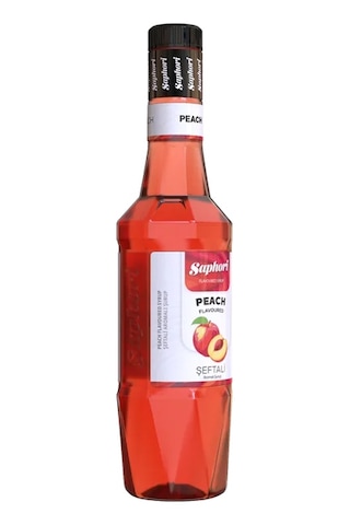 Saphori Şeftali Aromalı Kokteyl Şurubu Şeftali Şurubu 700 Ml