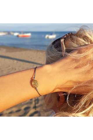 925 Ayar Gümüş Çek Kristali Bileklik