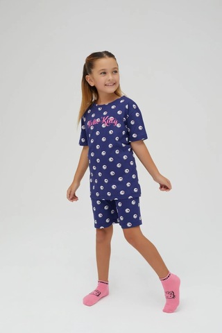 Hello Kitty Kız Çocuk Kısa Şortlu Pamuklu Pijama Takımı Renklı