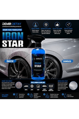 Ddm ironstar demir tozu temizleyici 500 ml