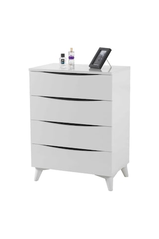 Dorado 4 Çekmeceli Beyaz Şifonyer