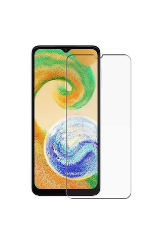 Gsmclub Samsung Uyumlu Galaxy A04S Kırılmaz Ekran Koruyucu Temperli Cam