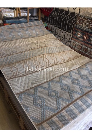 Toprak Halı Crafter 36726 Mavi
