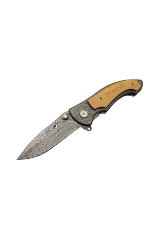 Browning Damascus Kamp Çakı Çok Renkli