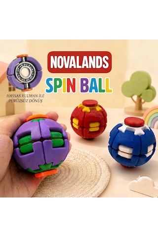 Spin Ball Stres Topu Çelik Rulmanlı 1. Kalite Basmalı Dönen Top