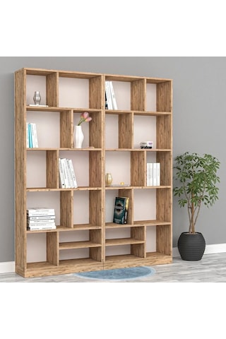 Rose İnci Kitaplık Mdf Siyah