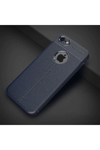 Apple Uyumlu iPhone 5 5S Kilif Esnek Deri Görünümlü Silikon 407860723
