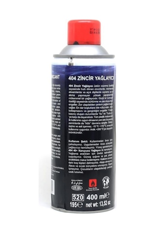 Depononline 404 Motosiklet - Bisiklet Zincir Yağı 400 Ml