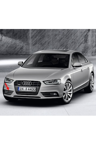 Audi A4 2013-2015 Ön Tampon Sağ Sis Farı Çerçeve Siyah 8K0807682K