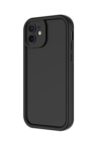 Rba Aksesuar Apple Uyumlu iPhone 11 Kılıf Kamera Korumalı Rba Ananas Kapak - Pembe Koyu Çok Renkli
