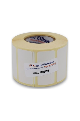 Kuşe Rulo Etiket 45mm X 25mm 1000 Adet