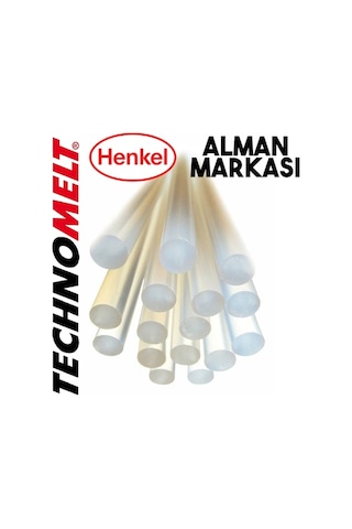 Henkel (Alman Markası) Technomelt Sıcak Silikon Kalın Şeffaf Mum (410850594)