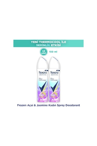 Rexona Thermocool Kadın Sprey Deodorant Frozen Açai & Jasmine 150 Ml X2