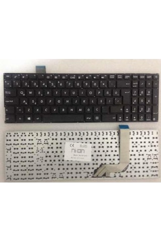 Nion Asus X542ur Uyumlu Laptop Notebook Klavye Siyah Tr