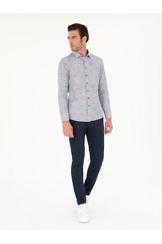 Cacharel Erkek Lacivert Pantolon Kanvas-chino 50284664-vr033